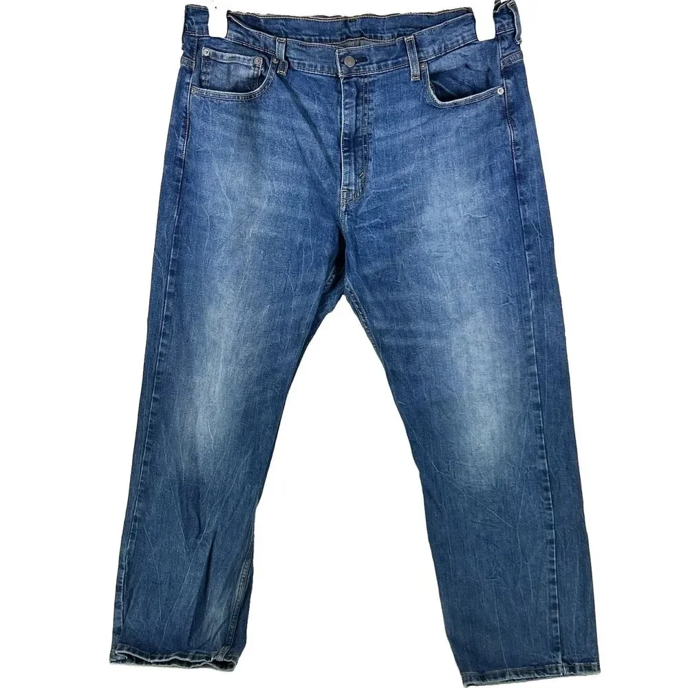 Levi’s 569 Denim 36x32 Men’s Blue Jeans Medium Wash Relaxed Fit